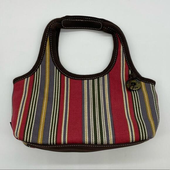 The Sak Vintage Striped Small Handbag - Picture 1 of 13